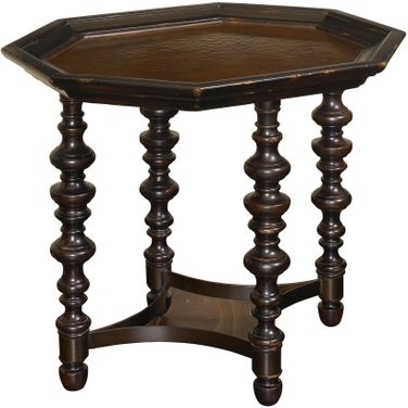 Kingstown Plantation Accent Table In Tamarind