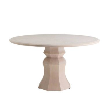 Kinsley Dining Table In Light Beige Burl