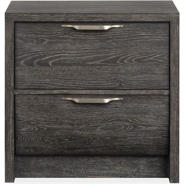 Kinsley Drawer Nightstand In Black Heron