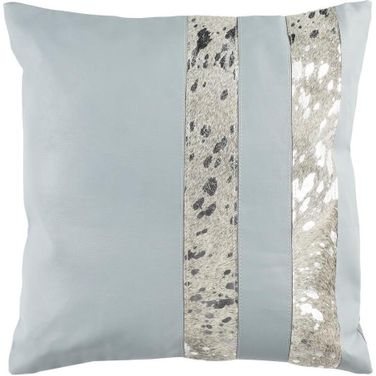Kinston Metallic Cowhide 20X20 Pillow