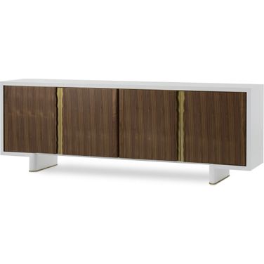 Kintsugi Credenza In White