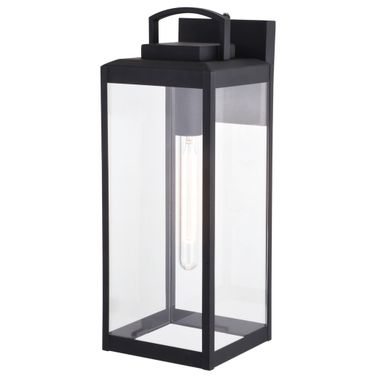 Kinzie 7 Inch Outdoor Wall Light In Textured Black