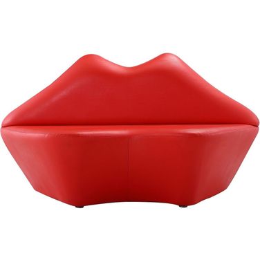 Kiss Loveseat in Red