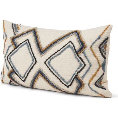 Kitt Lumbar Pillow Cover In Cream