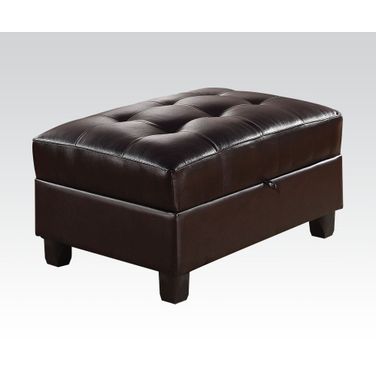 Kiva Storage Ottoman (Espresso)