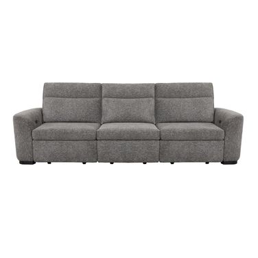 Kline 3 Piece Modular Slider Sofa In Nightfall