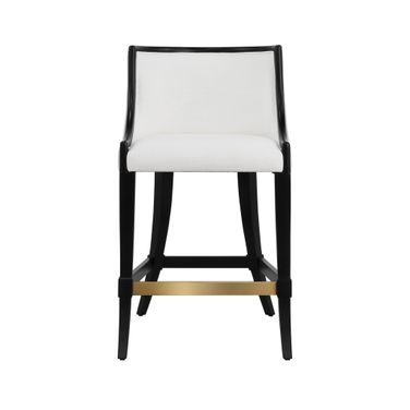 Klismos Leg Counter Stool In Black