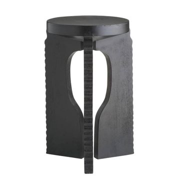 Knight Accent Table In Ebony