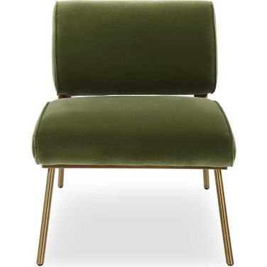 Knoll Mid-Century Accent Chair In Green