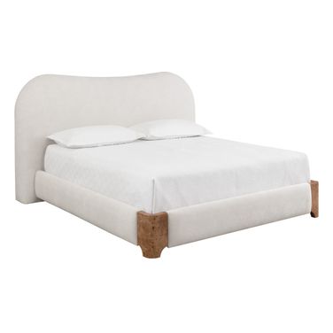 Knowles King Platform Bed In Eclipse White