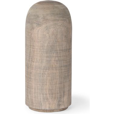 Knox Wood Medium Decorative Object In Gray Wash