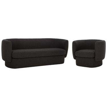 Koba Black Maya Living Room Set