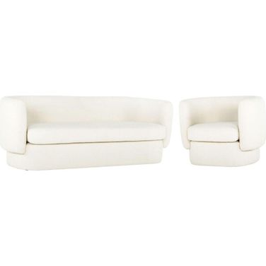 Koba White Living Room Set