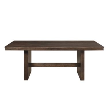 Kody 79 Inch Rectangle Fixed-Top Dining Table In Brown