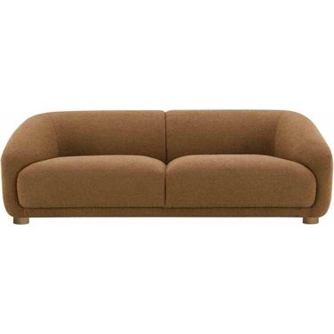 Kolvere Boucle Sofa In Brown