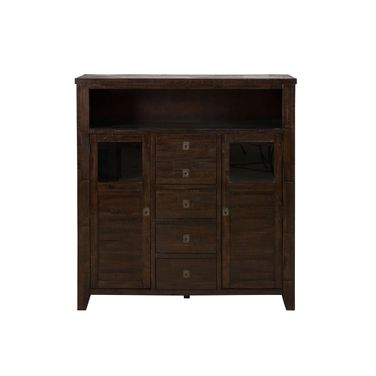Kona Grove Cabinet In Dark Brown