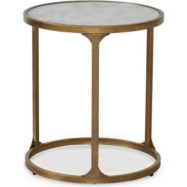 Korajane End Table In Antique Gold