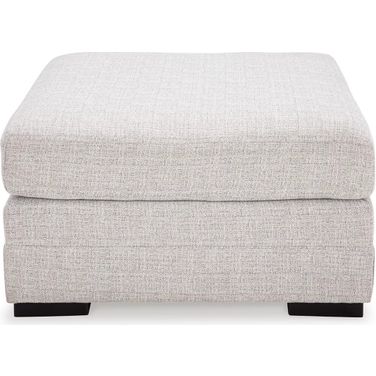 Koralynn Oversized Accent Ottoman In Stone