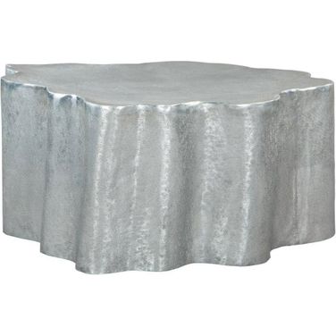 Kortha Coffee Table In Antique Silver