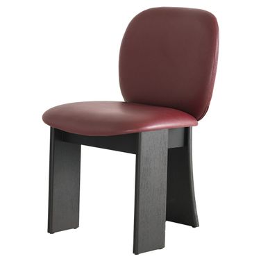 Koya Pateley Dining Chair In Wine Red