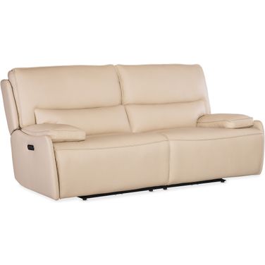 Kramer Zero Gravity Power Sofa W/ Power Headrest In Beige