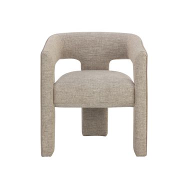 Krasner Dining Armchair In Rhapsody Sand