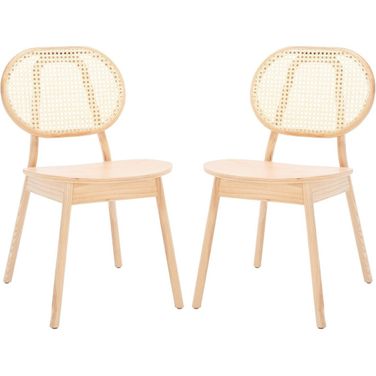 Kristianna Rattan Back Chair In Natural