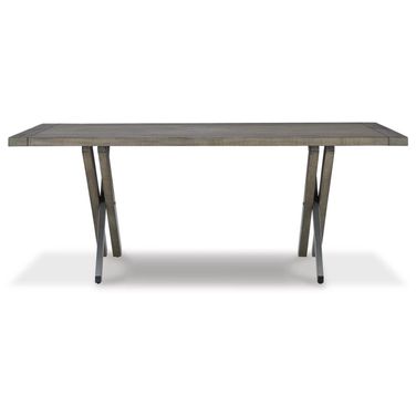 Krystanza Dining Table In Weathered Gray