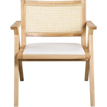 Krystine Rattan Accent Chair In Natural