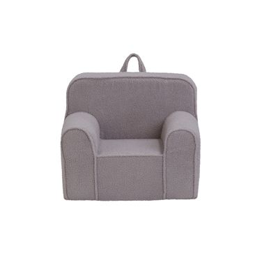 Kuddlez Kids Foam Chair In Soft Gray