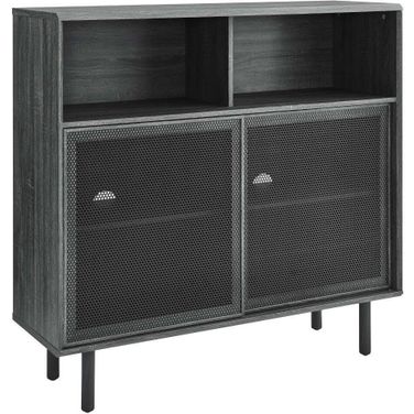 Kurtis 47 Inch Display Cabinet In Charcoal