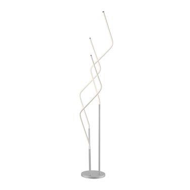 Kyler Floor Lamp In Silver