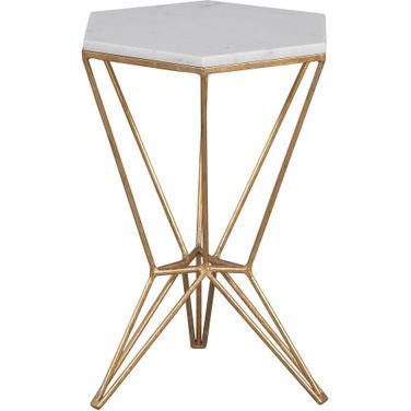 La Bella Drink Table In Antique Gold