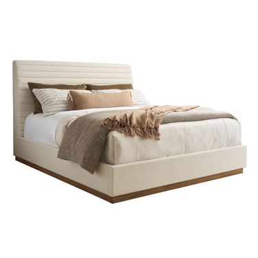La Costa Coronado California King Upholstered Bed In Cream