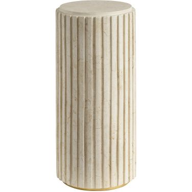 La Costa Culver Chairside Table In Beige