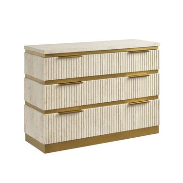 La Costa Montage Stone Hall Chest In Beige