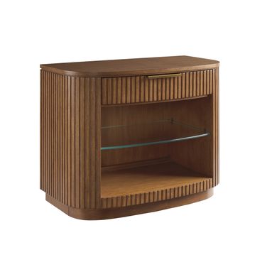 La Costa Tustin Open Nightstand In Brown