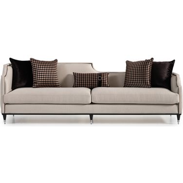 La Francaise Mansion Sofa In Cafe Black