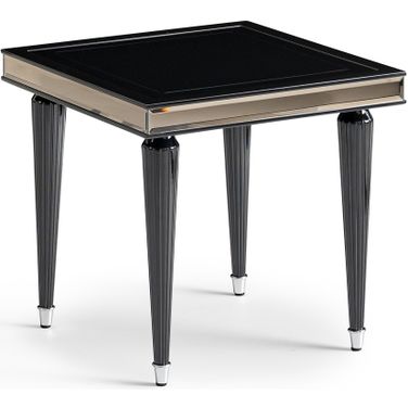 La Francaise Side Table In Black Ice