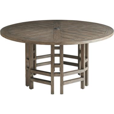La Jolla Round Dining Table In Taupe