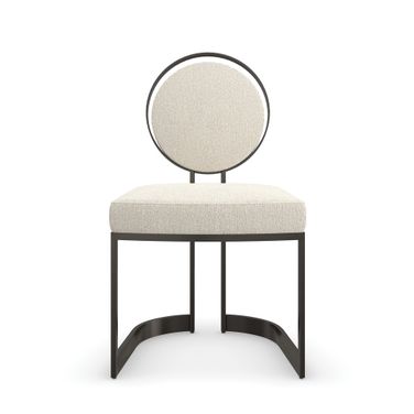La Lune Dining Chair Set of 2 In Brown and Bronze