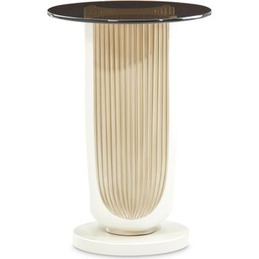 La Marisia Accent Table In Creamy Pearl