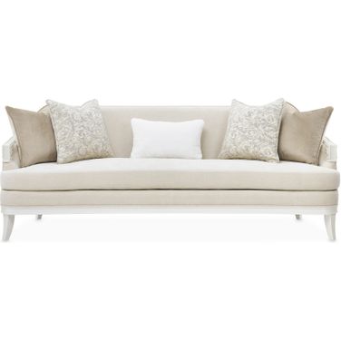La Marisia Chenille Sofa In Creamy Pearl