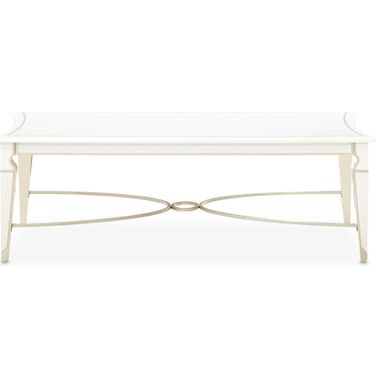 La Marisia Cocktail Table In Creamy Pearl