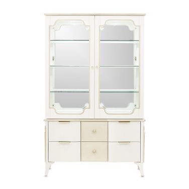 La Marisia Display Cabinet In Creamy Pearl