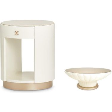 La Rachelle Champagne Occasional Table Set