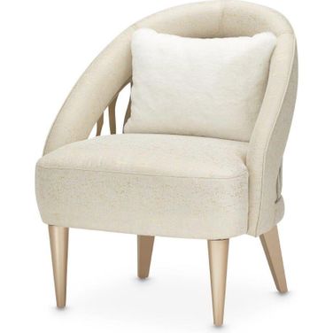 La Rachelle Flame Chair In Gold Rush and Champagne