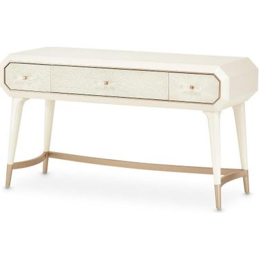 La Rachelle Medium Vanity Desk In Champagne