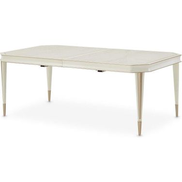 La Rachelle Rectangular Dining Table In Champagne