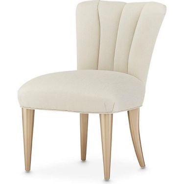 La Rachelle Vanity Chair In Champagne